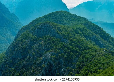 Aerial View Of Antalya Bey Mountains