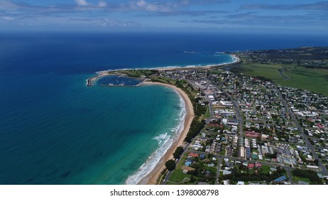 Aerial View Of Apollo Bay 