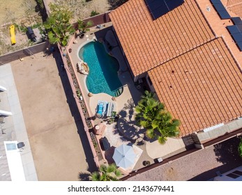 An Aerial View Of An Arizona Neighborhood