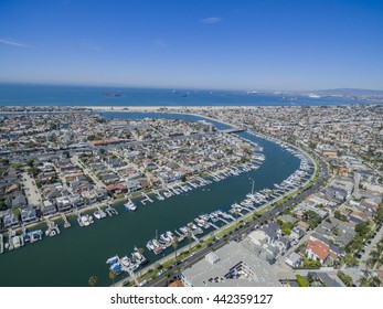 Aerial View Around Mothers Beach At Long Beach