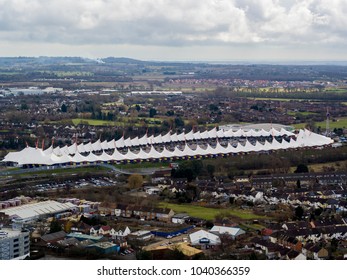 Aerial View Of Ashford, Kent, UK