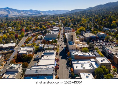 Aerial View Of Ashland, Oregon 