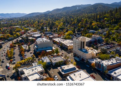 Aerial View Of Ashland, Oregon 