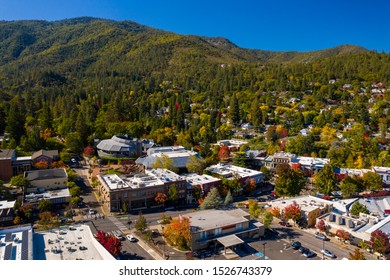 Aerial View Of Ashland, Oregon 