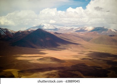 Aerial View Of The Atacama Desert, Northern Chile