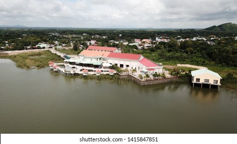 Aerial view of Ba To Town - Xuyen Moc - Ba Ria Vung Tau province - Viet Nam