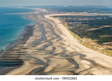 Aerial View Of The Baie De Somme In France