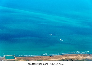 Aerial View Of Baku By The Caspian Sea, Baku, Azerbaijan