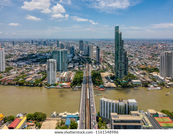 Aerial View Bangkok Skyline Skyscraper Bts Stock Photo 1161548986 Aerial View Bangkok Skyline Skyscraper Bts Stock Photo 1161548986