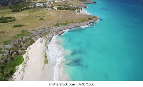 Aerial View Barbados Beach