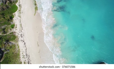 Aerial View Barbados Beach