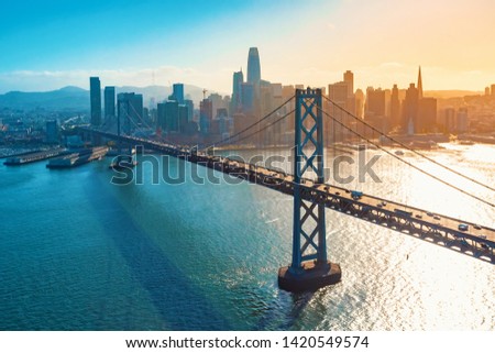 Image, Stock Photo bridge days Bridge