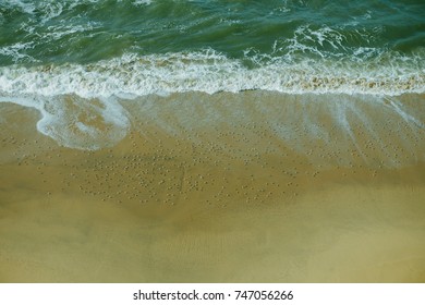Aerial View of Beach at Half Moon Bay, California, USA