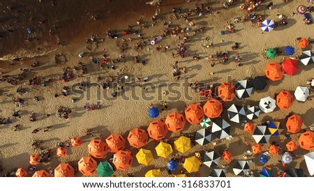 Similar – Image, Stock Photo Copacabana Brazil Beach