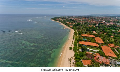 Aerial View Town Hikkaduwa Beaches Surfspots Stock Photo (Edit Now ...