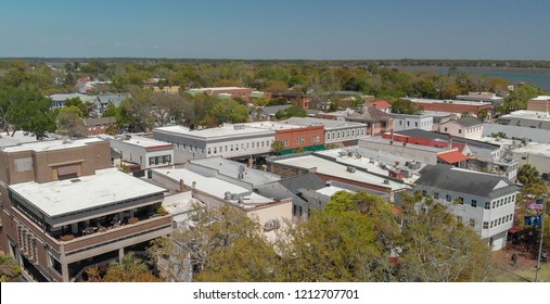 Aerial View Of Beaufort, South Carolina.