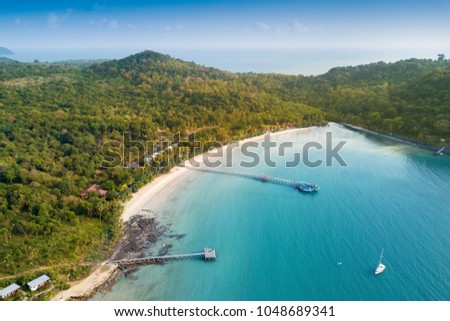 Aerial view of Beautiful 