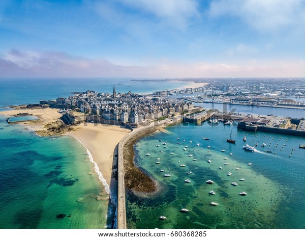 Photo De Stock De Vue Aérienne De La Belle Ville Modifier