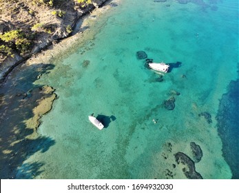 Aerial View Of Beautiful Datça Peninsula, Aegean Turkey