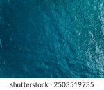 Aerial view beautiful sea surface nature background