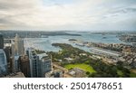 An aerial view of beautiful Sydney, New South Wales, Australia.