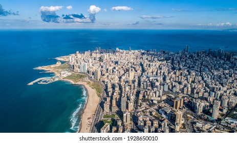 Aerial View To Beirut City