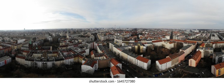 Aerial View Of Berlin Friedrichshain