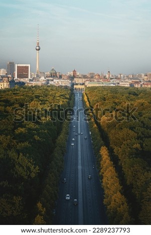 Similar – Image, Stock Photo Skyline Berlin. Panorama with zoo