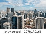 Aerial view of Bonifacio Global City. It is a financial business district in Taguig, Metro Manila, Philippines