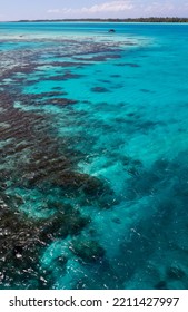 Aerial View Of Bora Bora French Polynesia An Atoll In The Pacific Ocean Luxury Vacation Island Tropical Resort Travel Tourism South Pacific