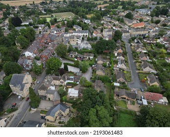 Aerial View Of Boston Spa Small Village And Remote Suburb Of  Leeds , West Yorkshire, England