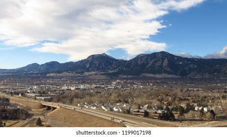 Aerial View Of Boulder Colorado