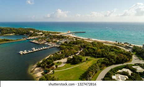 Aerial View Of Boynton Beach Inlet