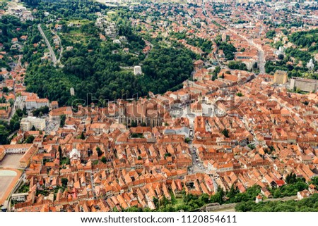 Similar – Aerial View Of Brasov City In Romania