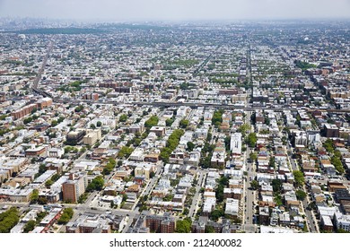 Aerial View Of  Brooklyn, New York City, U.S.A.