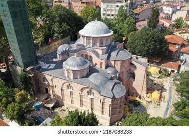 Aerial View Of Byzantine Church, Named 