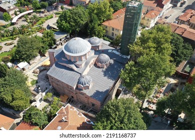 Aerial View Of Byzantine Church, Named 