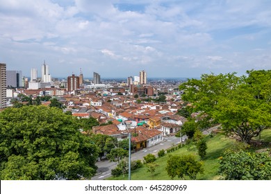 Aerial view of Cali city - Cali, Colombia