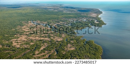 aerial view of Cape Sable Florida