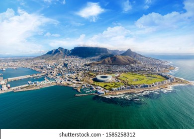 Aerial view of Cape Town - Shutterstock ID 1585258312