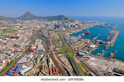 Aerial View Of Cape Town, South Africa