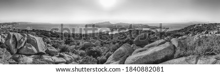 Similar – Image, Stock Photo Capo Testa Rock Ocean