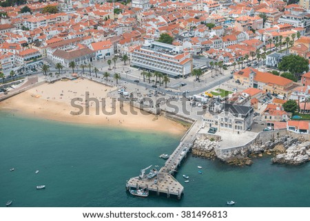 Similar – Image, Stock Photo Panorama of Lisbon, Portugal, after sunset