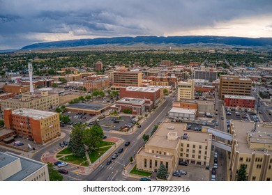Vista aérea de Casper, una de las ciudades más grandes de Wyoming