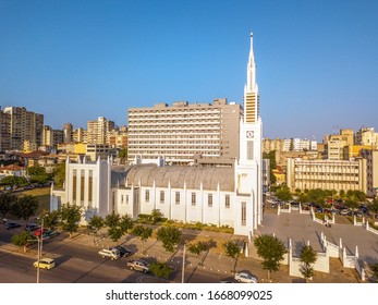 Aerial View Of Cathedral Of Maputo, Capital City Of Mozambique