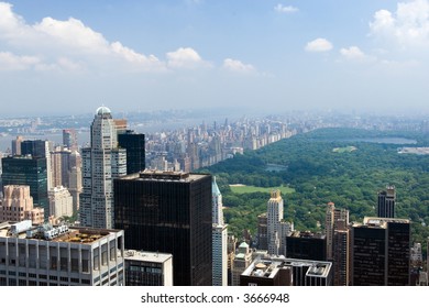 Aerial View Of Central Park And West Side From The Above