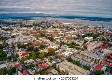 Aerial View Of Charleston, South Carolina