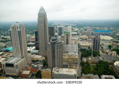 Aerial View Of Charlotte, North Carolina