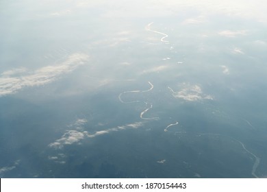 Aerial View Of Chongqing And Yangtze River In China