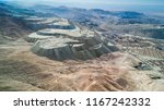 An aerial view of Chuquicamata, long time ago the biggest open pit mine in the world and an amazing representation of how we are consuming our world, incredible the amount of sand out of the ground
